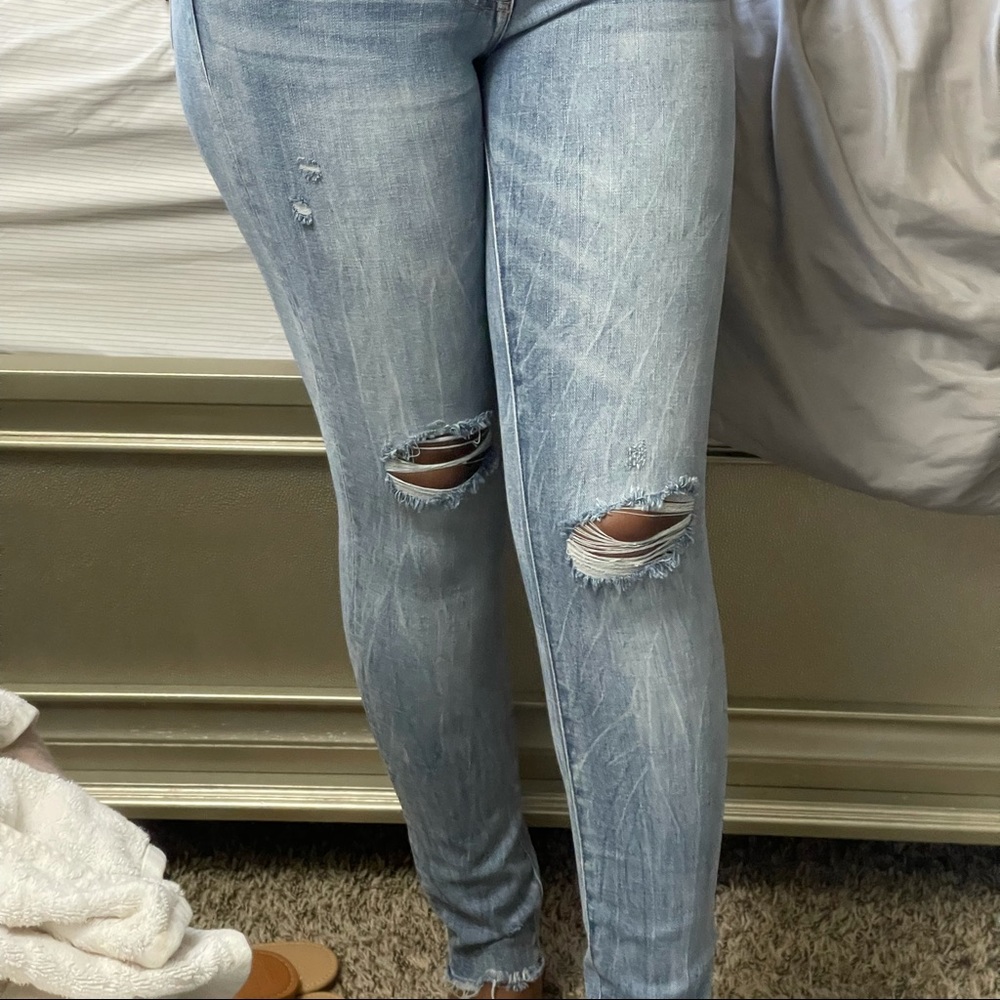 aeropostale high rise curvy jeggings